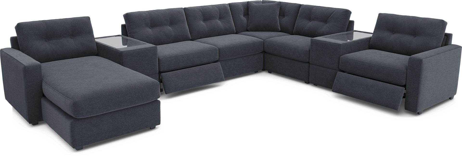Indigo 8 Pc Power Reclining ModularOne - Image 1