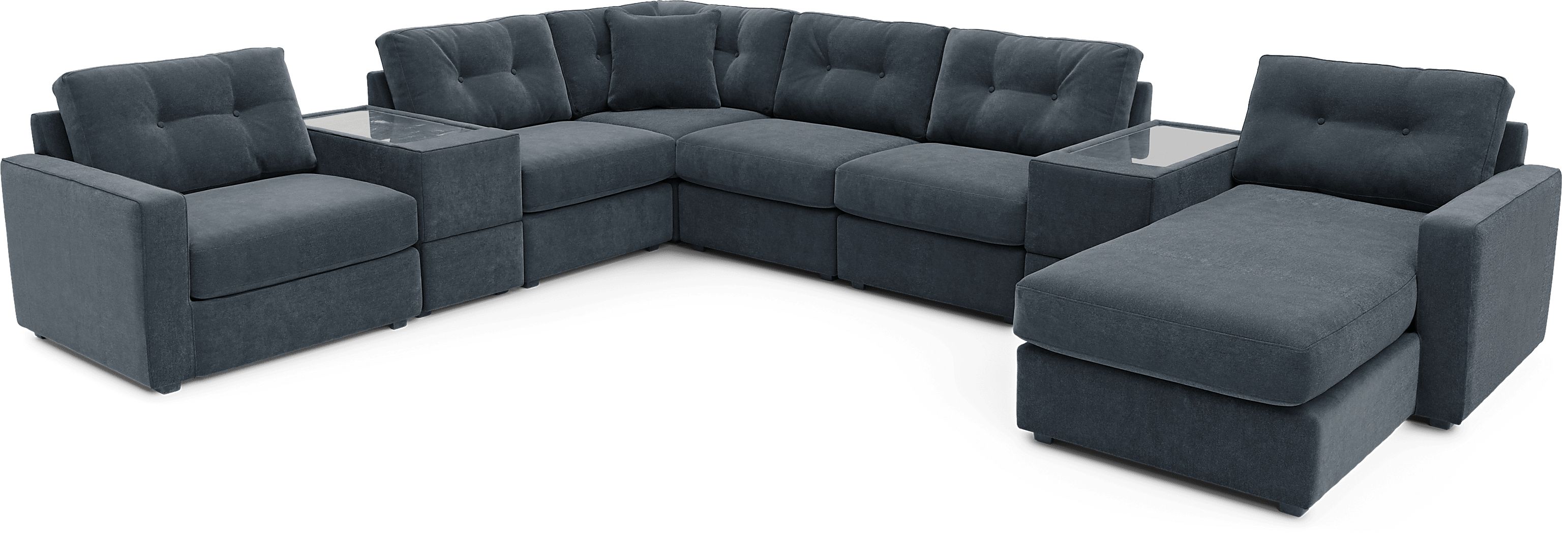 Indigo 8 Pc Power Reclining ModularOne