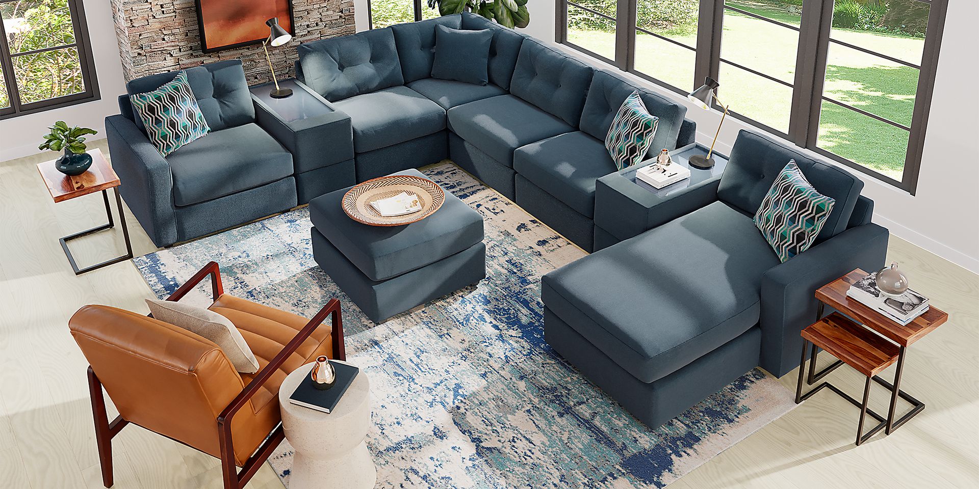 Indigo 8 Pc Power Reclining ModularOne - Image 2