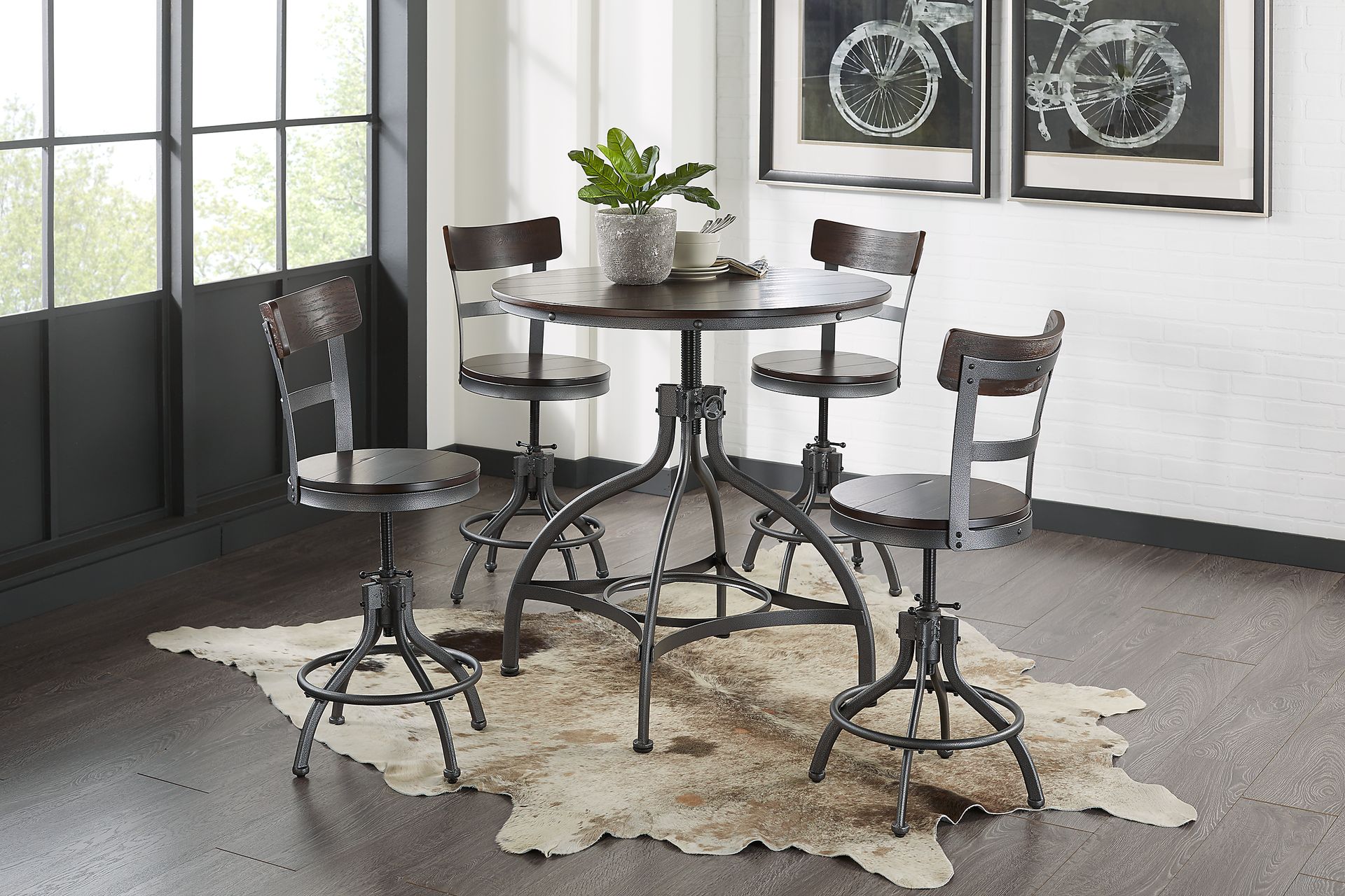 Industry Place Cherry 5 Pc Dining Set - Image 1