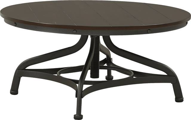 Industry Place Cherry Adjustable Cocktail Table - Thumbnail - Image 1