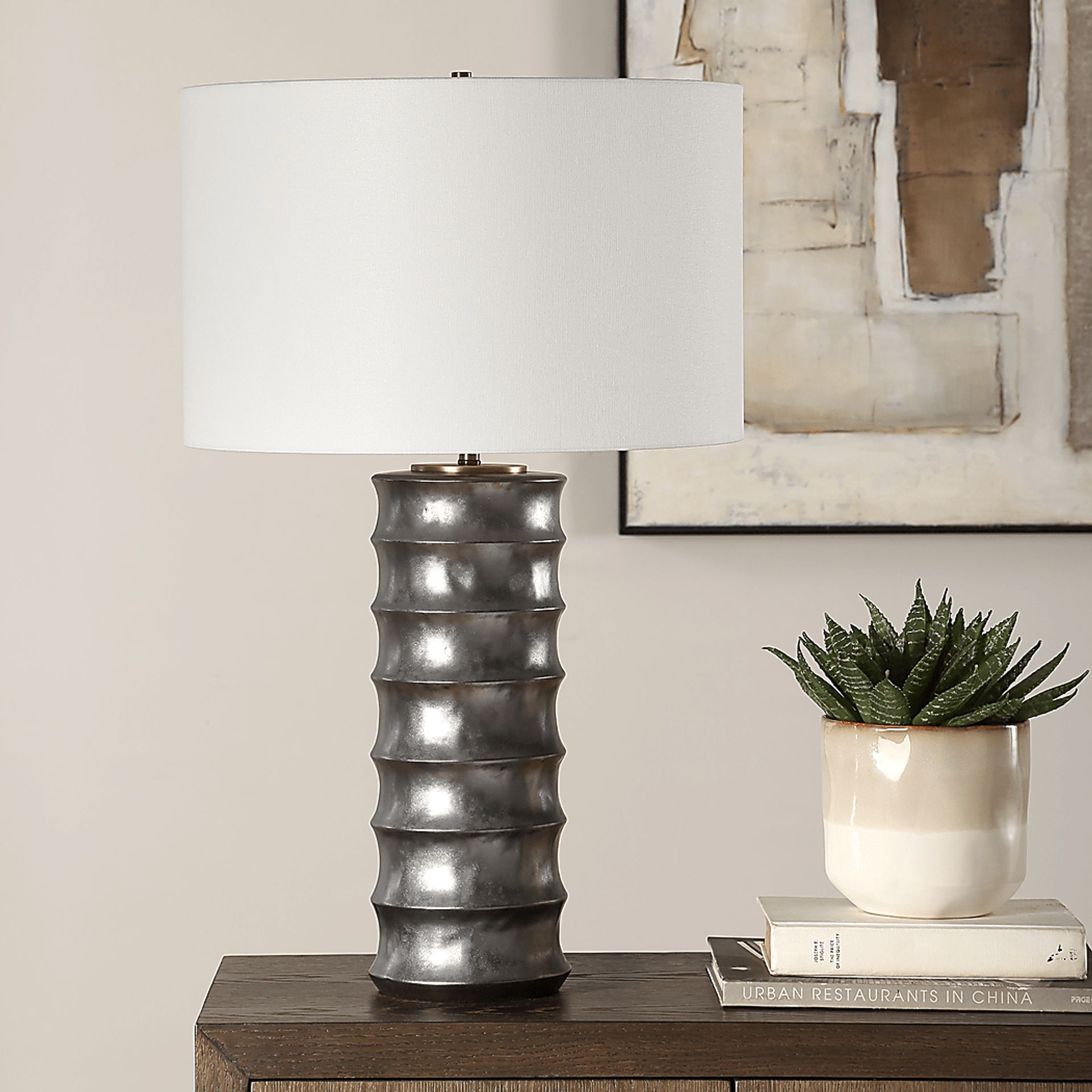 Indy Peak Bronze Lamp - Image 2