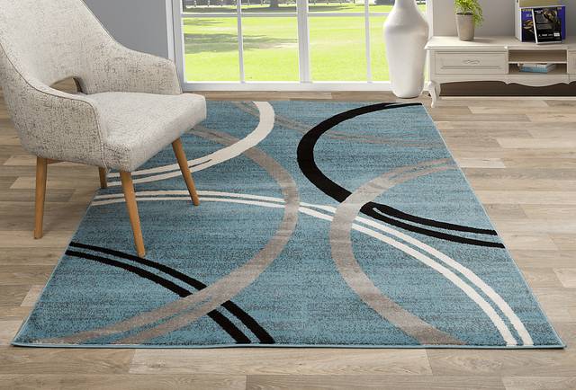 Ineran Blue 5'3 x 7'3 Rug - Thumbnail - Image 2