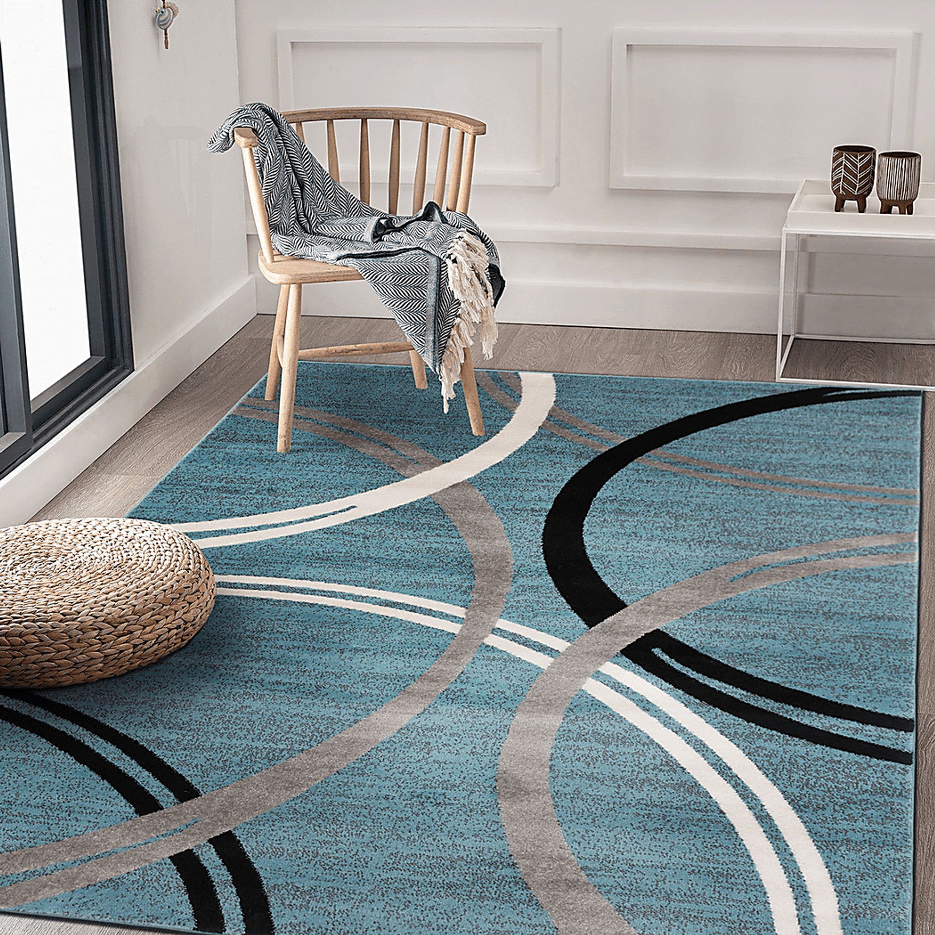 Ineran Blue 7'10 x 10'2 Rug - Image 3