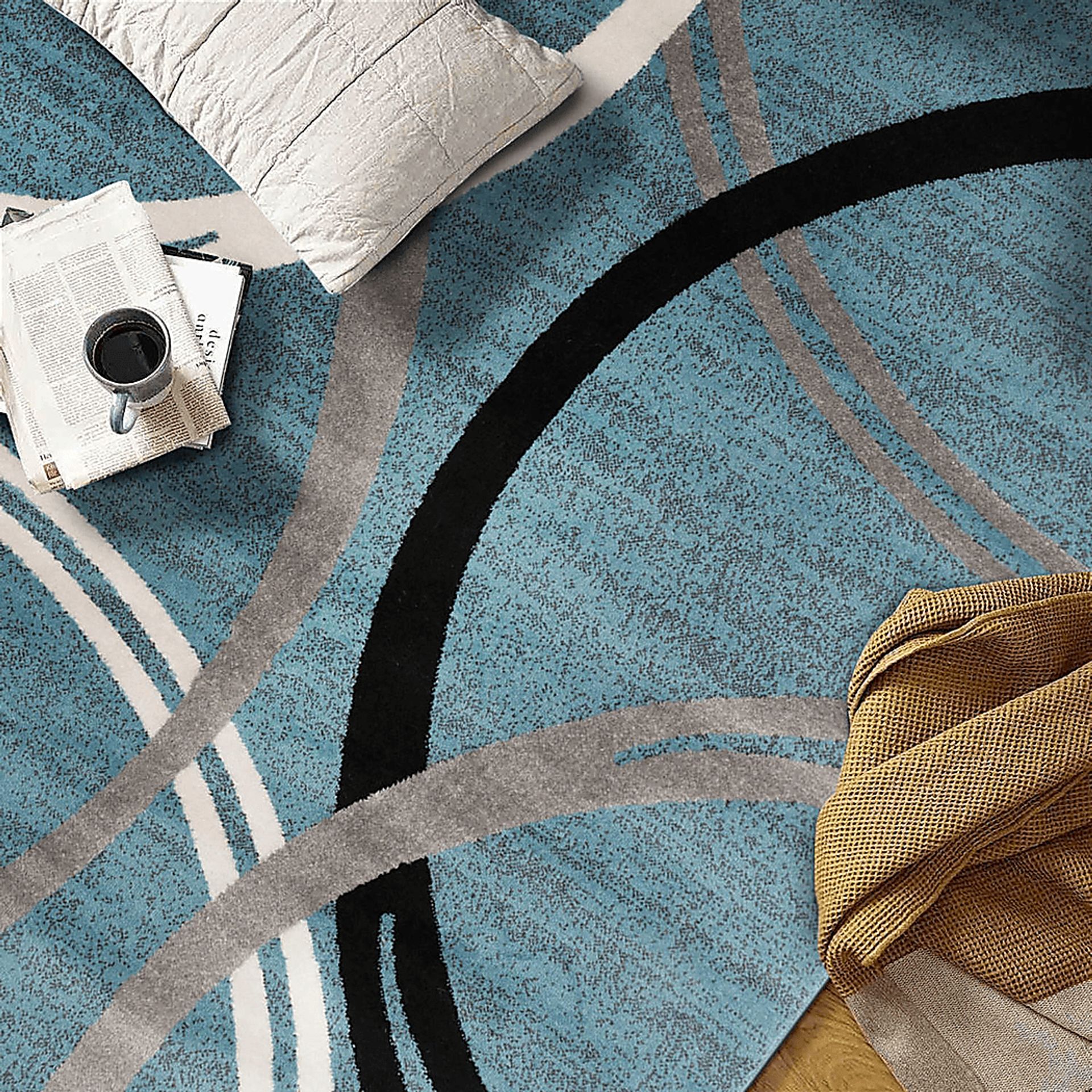 Ineran Blue 7'10 x 10'2 Rug - Image 6