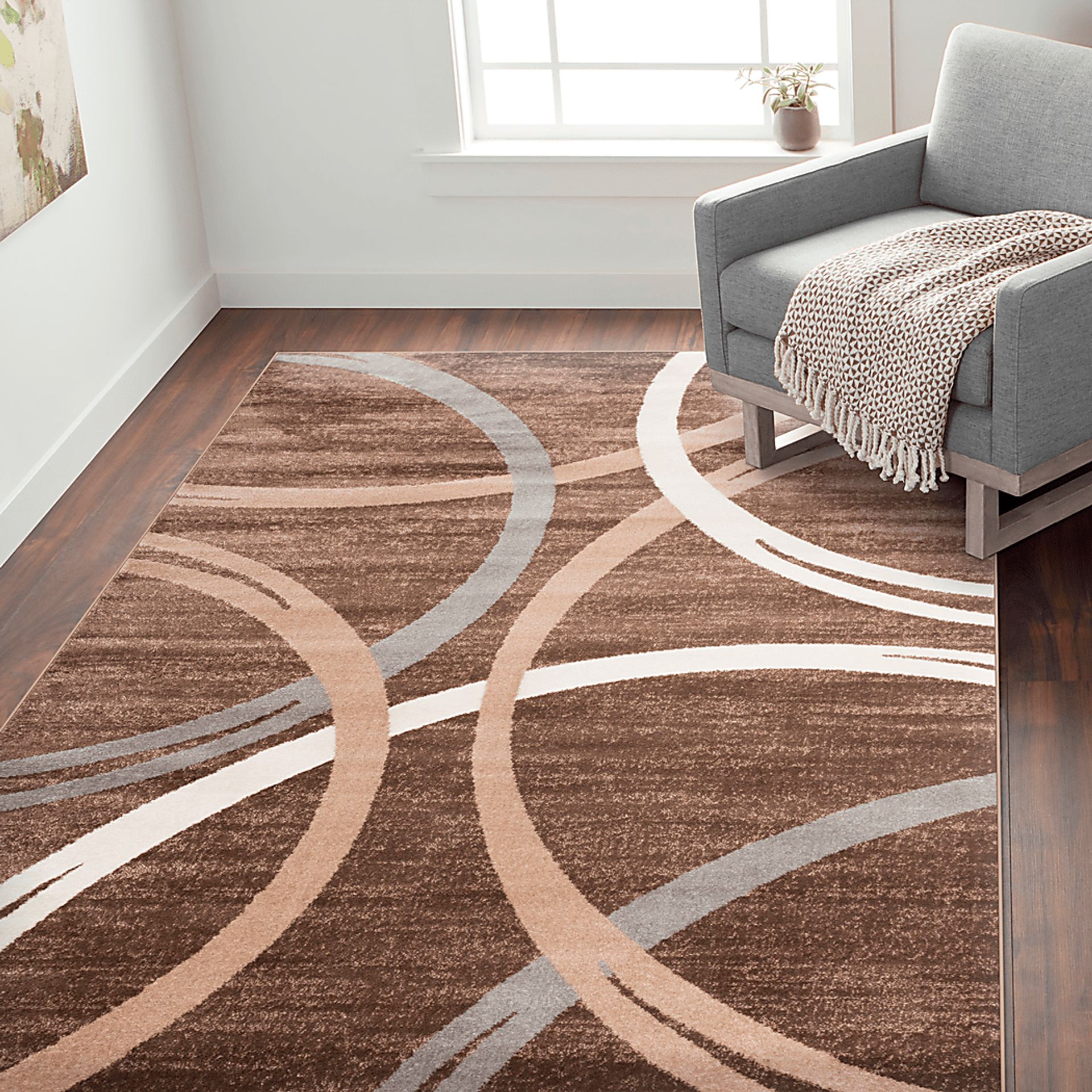 Ineran Brown 5'3 x 7'3 Rug - Image 2