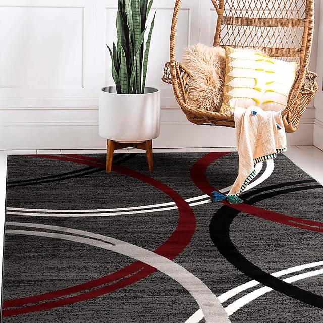 Ineran Red 5'3 x 7'3 Rug - Thumbnail - Image 2