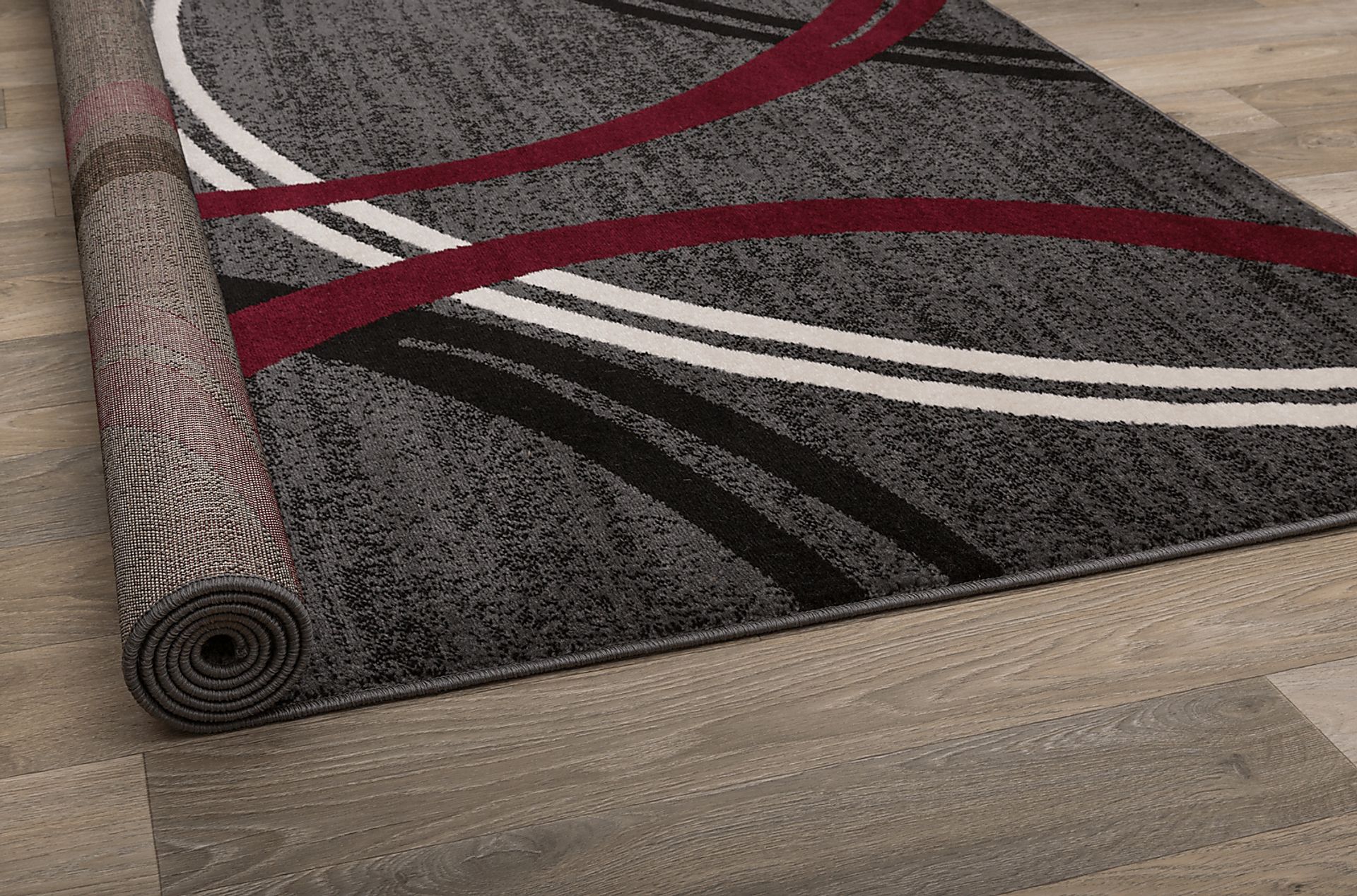 Ineran Red 5'3 x 7'3 Rug - Image 7