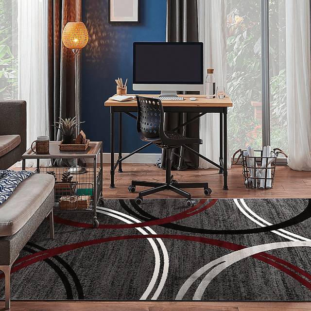 Ineran Red 7'10 x 10'2 Rug - Thumbnail - Image 4