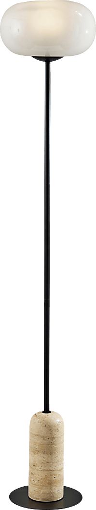 Ines Land Black Floor Lamp