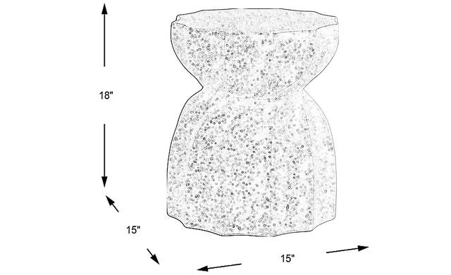 Dimension Image. Please refer to the Dimension Tab on this page for dimension details.