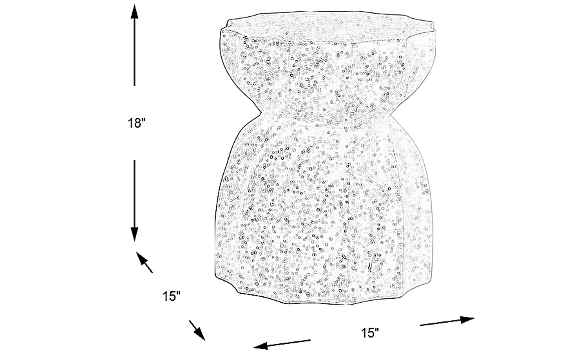 Dimension Image. Please refer to the Dimension Tab on this page for dimension details.