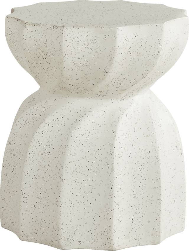 Outdoor Infinite White Garden Stool - Thumbnail - Image 1