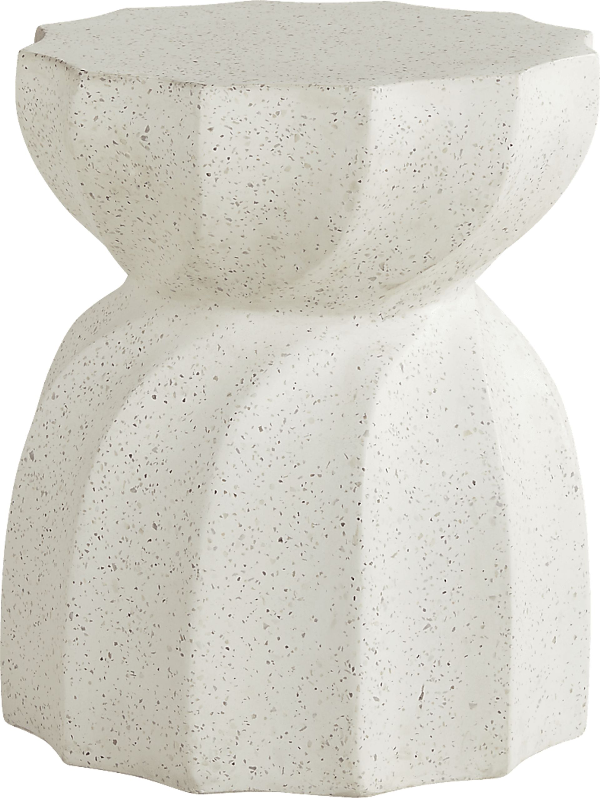 Outdoor Infinite White Garden Stool - Image 1