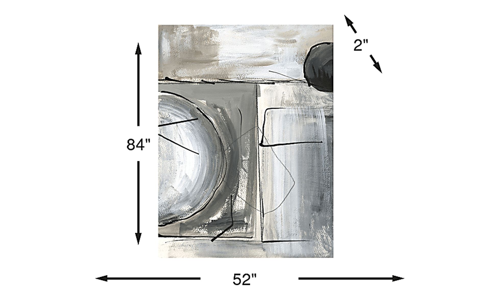 Dimension Image. Please refer to the Dimension Tab on this page for dimension details.