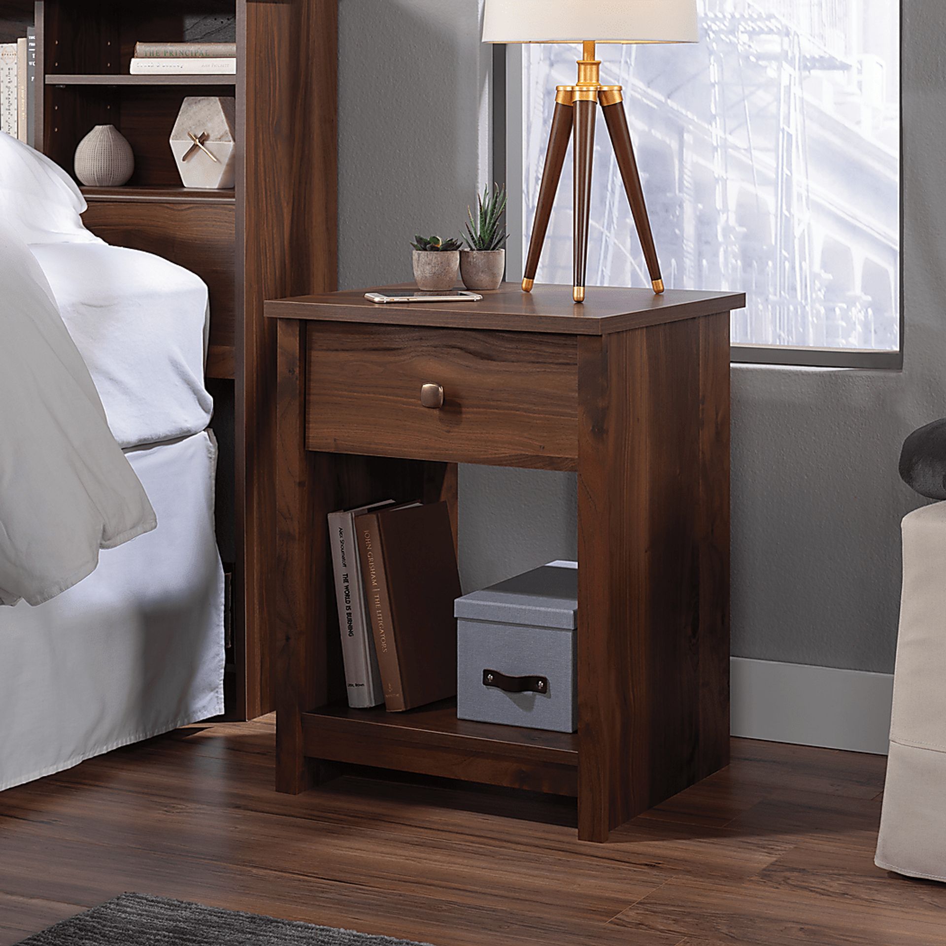 Ingeborg Brown Nightstand - Image 2