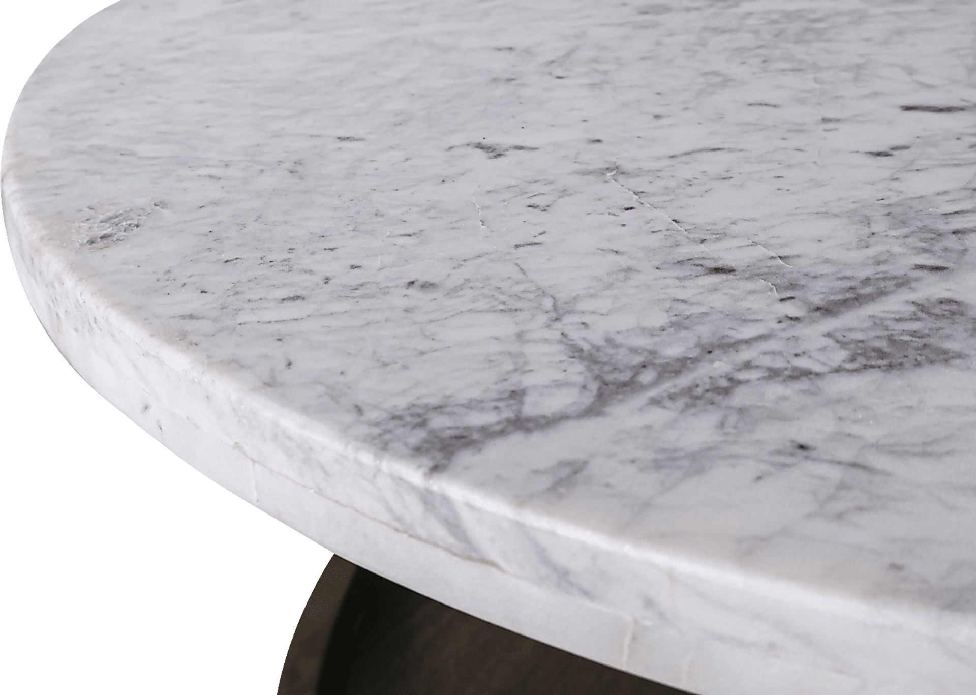 Ingol White/Brown End Table - Image 6
