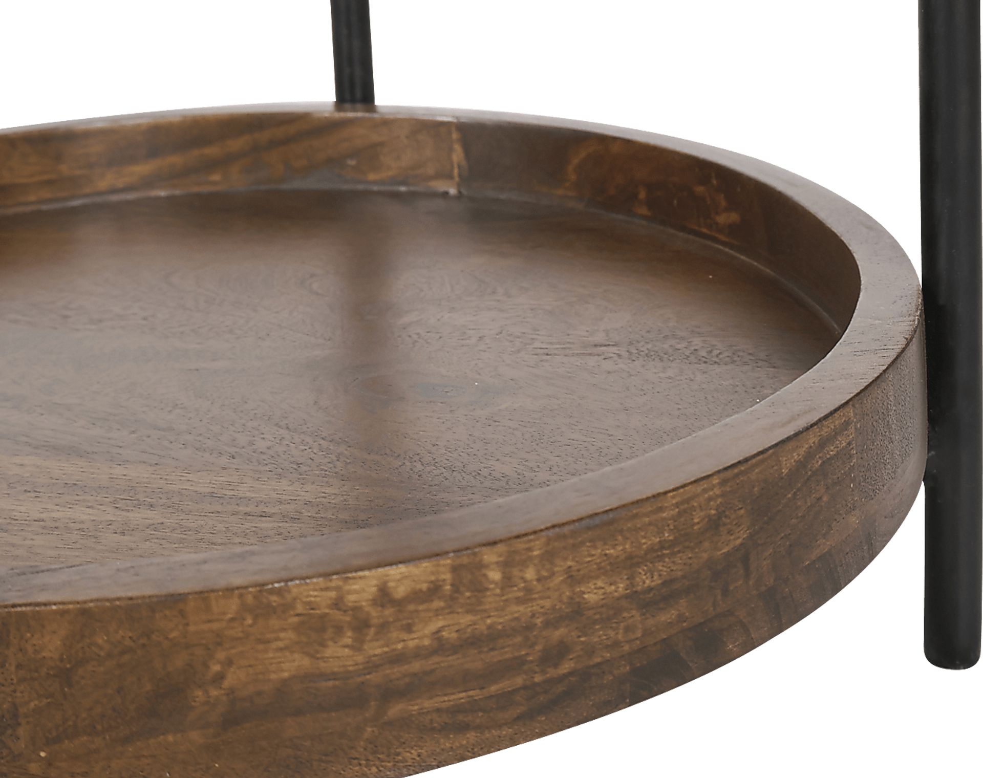 Ingol White/Brown End Table - Image 7