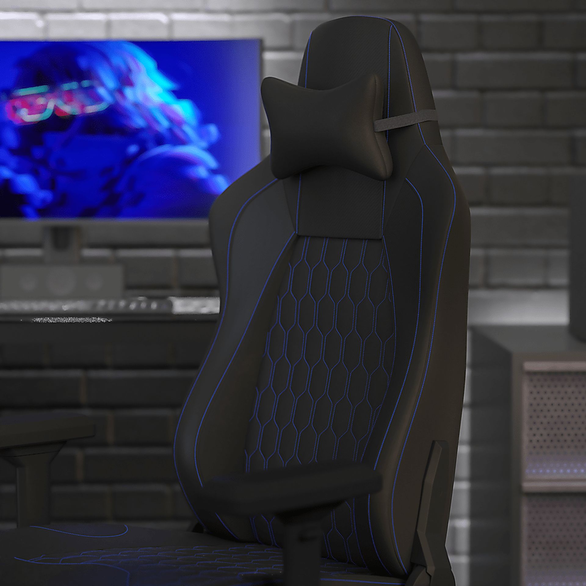 Inishbride Black Office Chair - Image 3