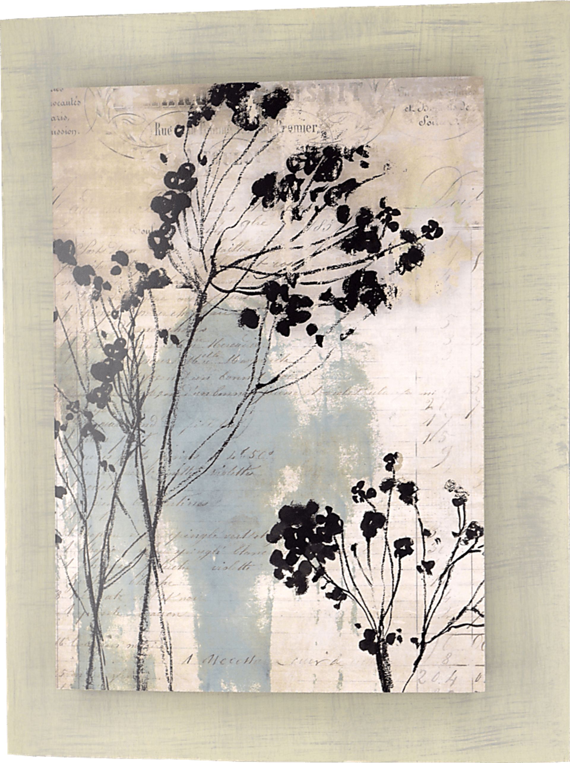 Inky Floral I Indoor/Outdoor Wall Art - Image 1