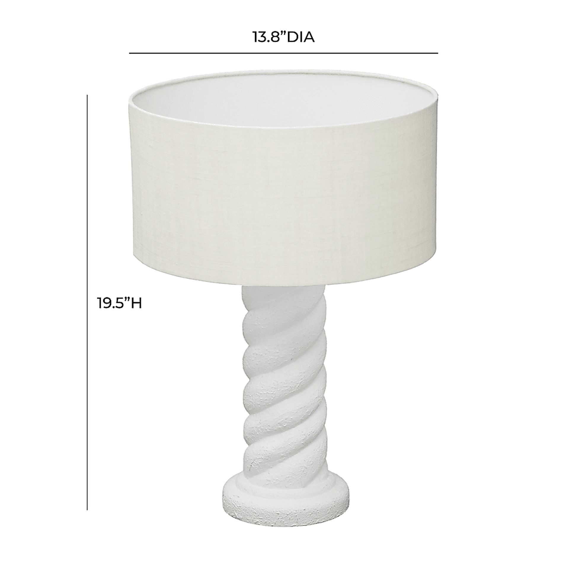 Inlet Hills White Lamp - Image 6