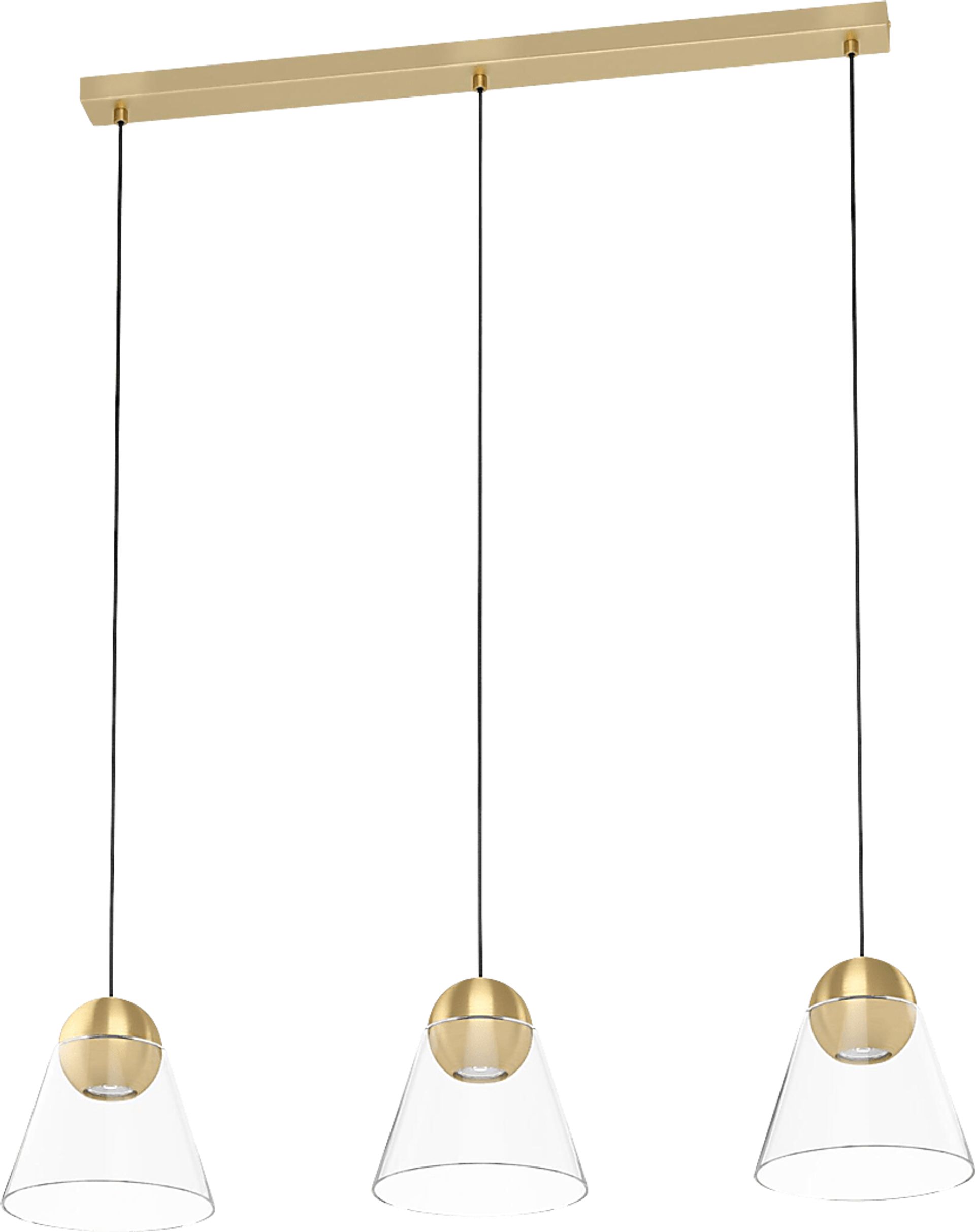 Inlyne Club Brass Chandelier - Image 1