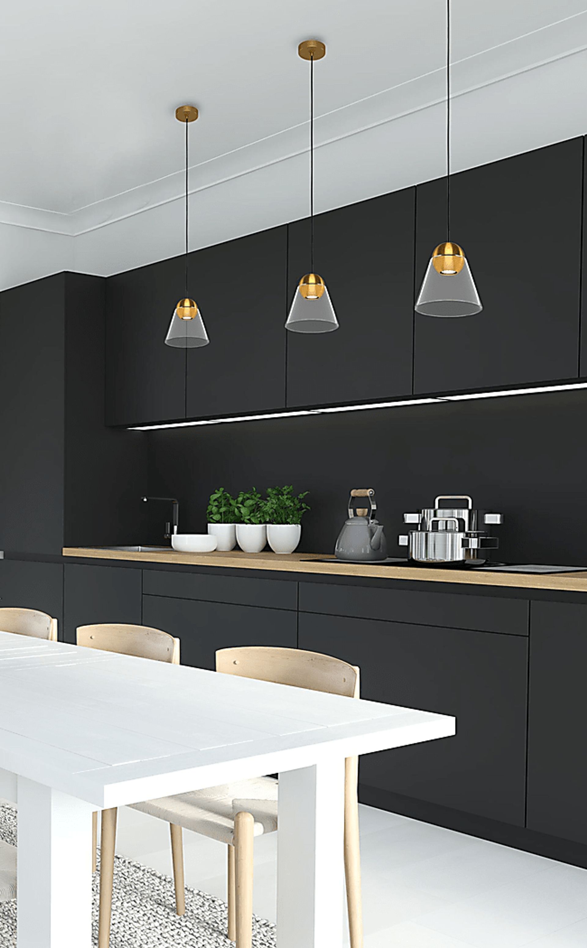 Inlyne Club Brass Pendant - Image 2