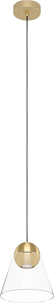 Inlyne Club Brass Pendant