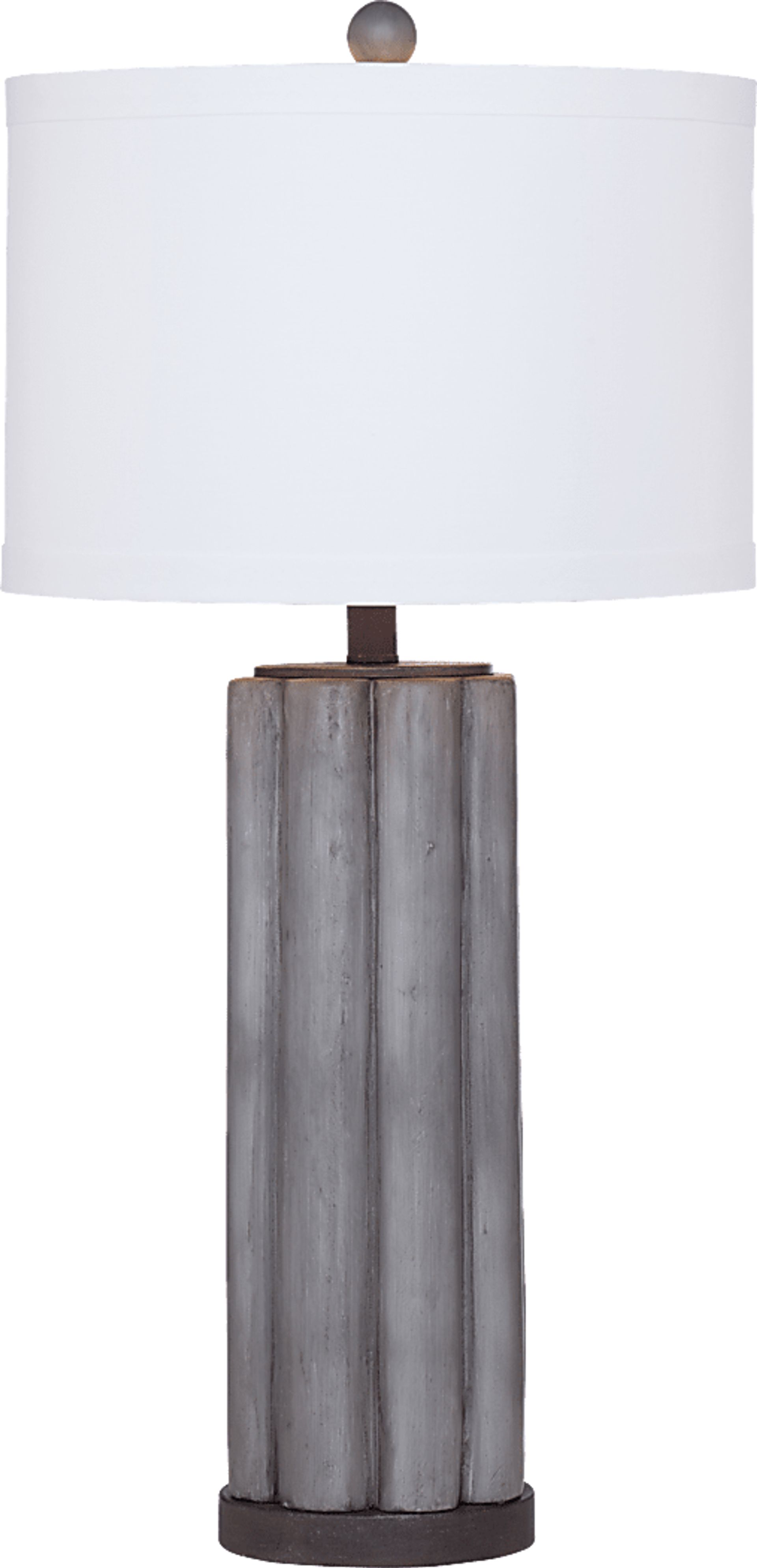 Inman Estates Gray Lamp - Image 1