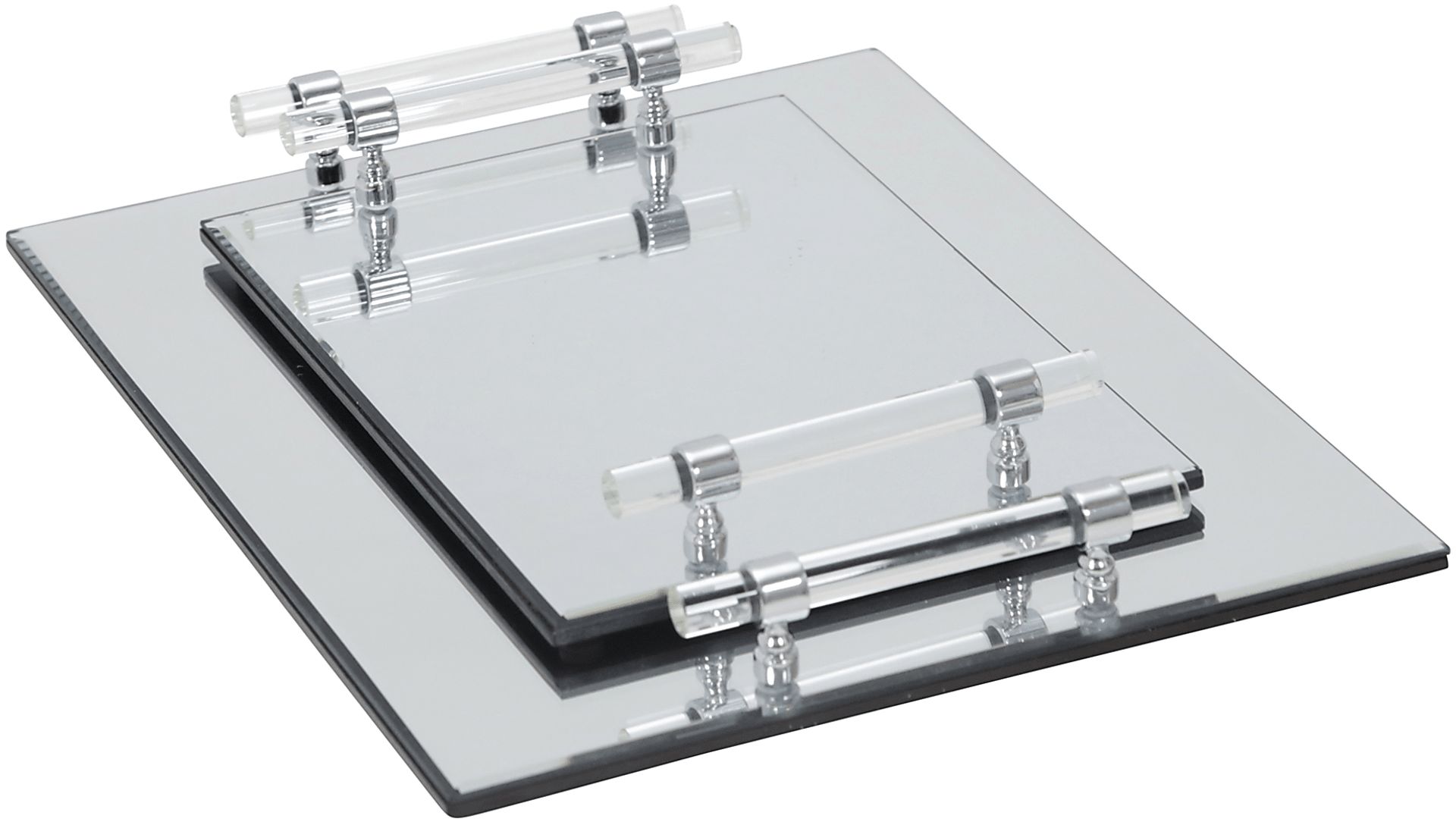 Innerbelt Silver Tray, Set of 2 - Image 4