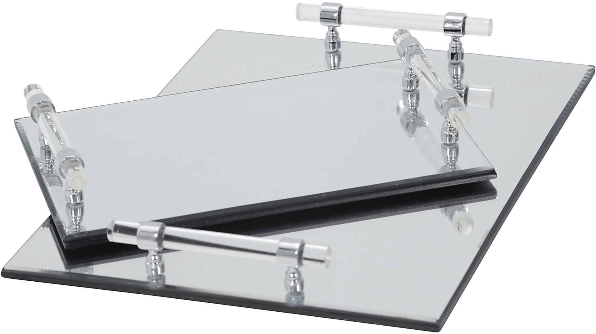Innerbelt Silver Tray, Set of 2 - Image 5