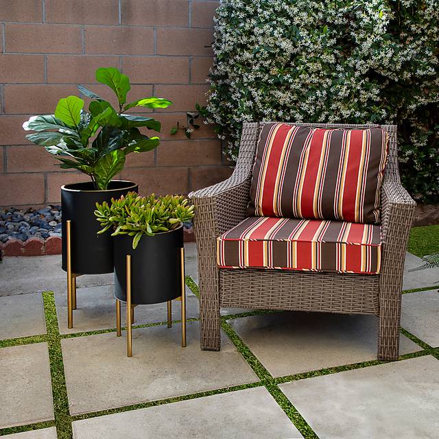 Innglenook Black Planter, Set of 2 - Thumbnail - Image 2