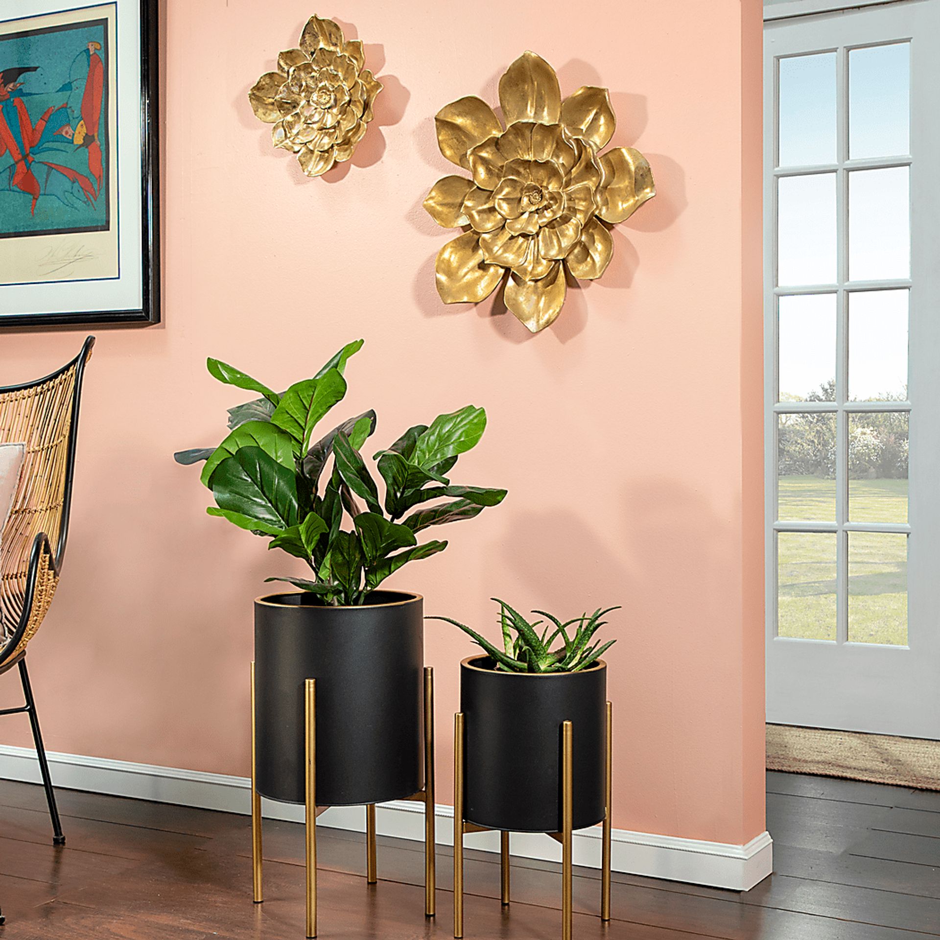 Innglenook Black Planter, Set of 2 - Image 9