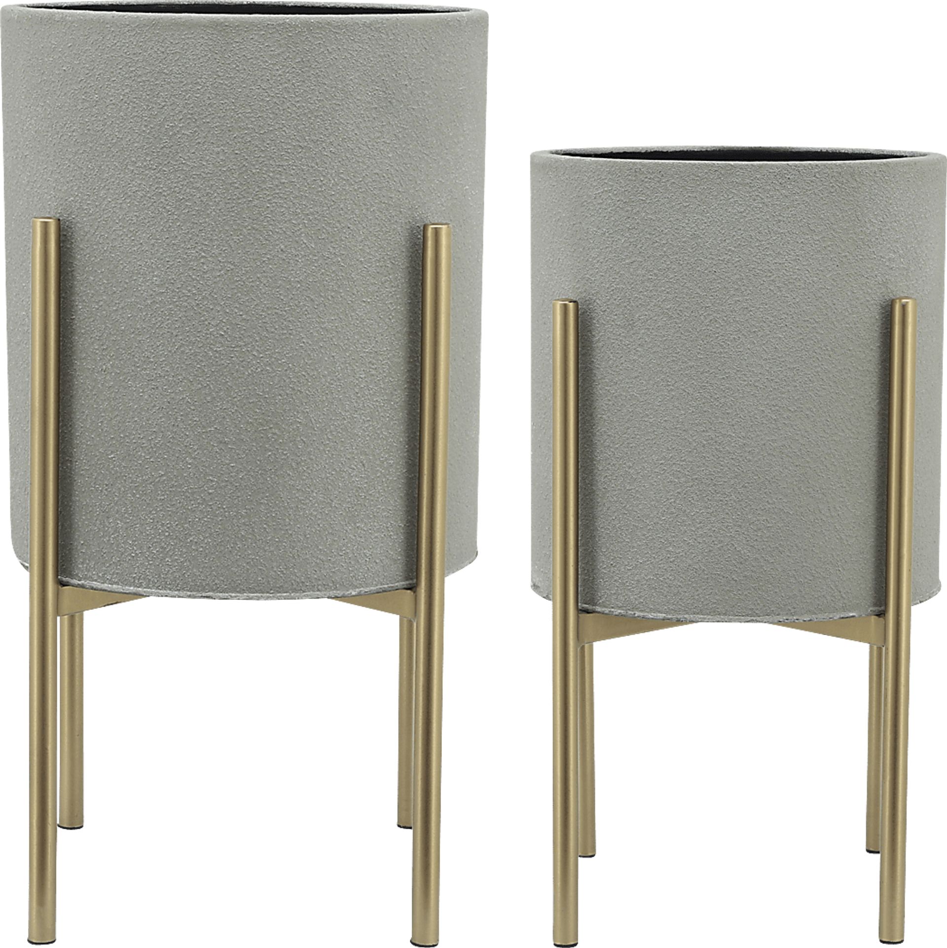Innglenook Gray Planter, Set of 2 - Image 1