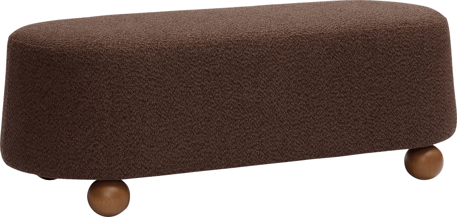 Innitou I Brown Large Ottoman - Image 1