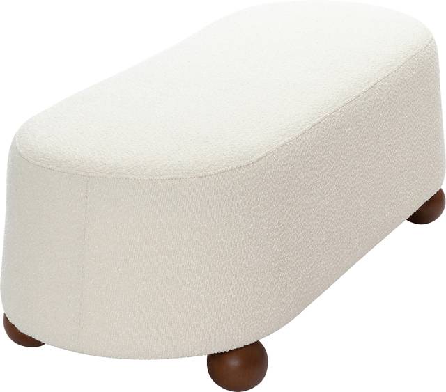Innitou I Cream Large Ottoman - Thumbnail - Image 4
