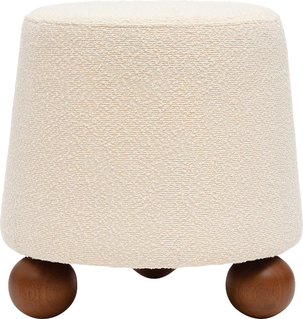 Innitou I Cream Small Ottoman