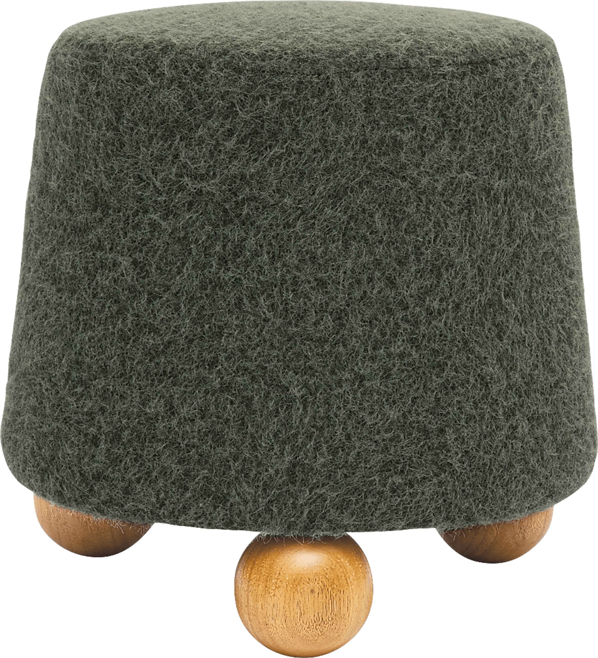 Innitou II Forest Green Small Ottoman - Image 3