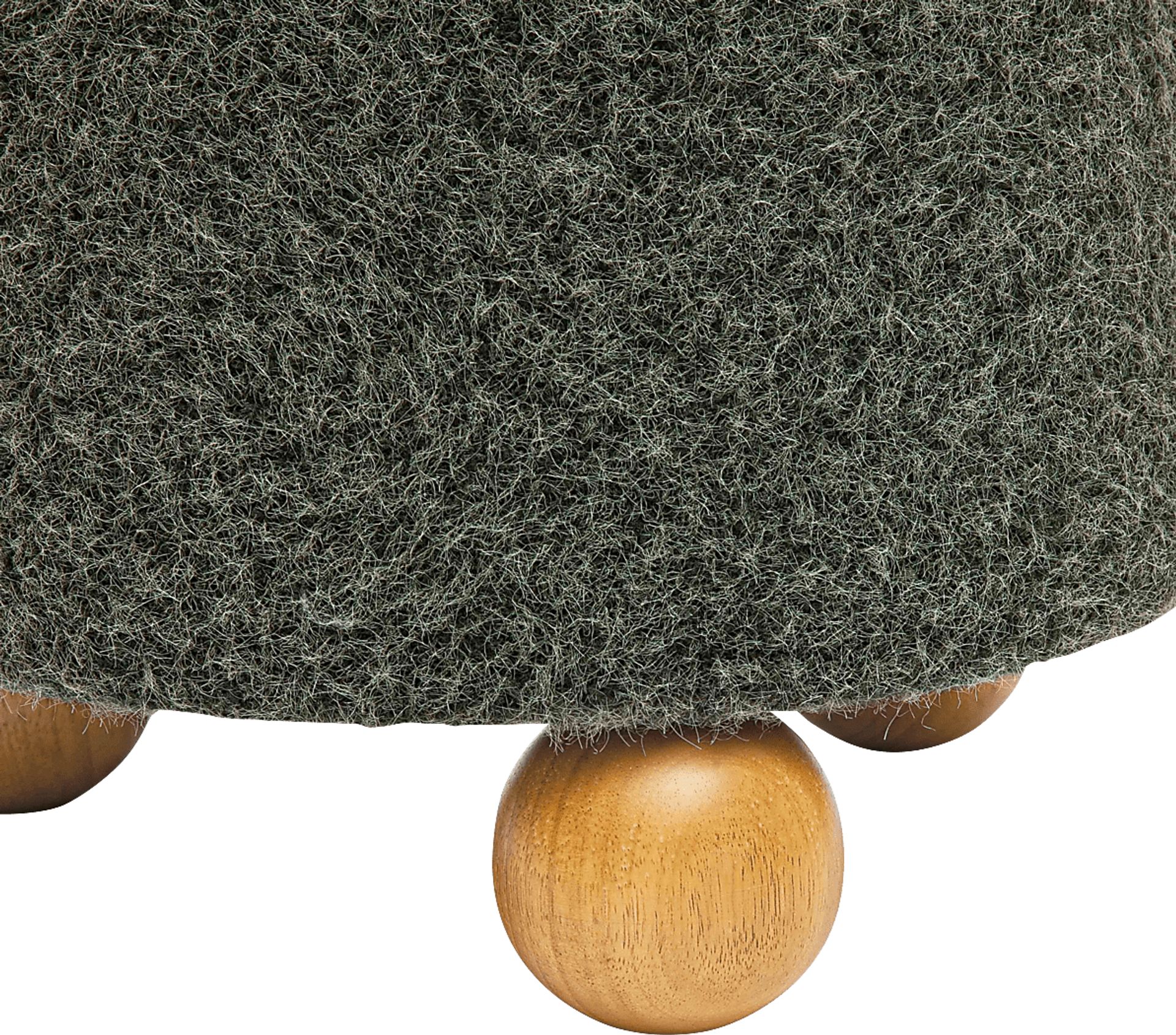 Innitou II Forest Green Small Ottoman - Image 5