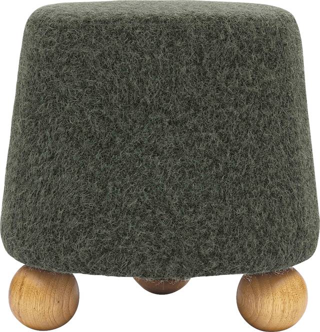 Innitou II Forest Green Small Ottoman - Thumbnail - Image 1