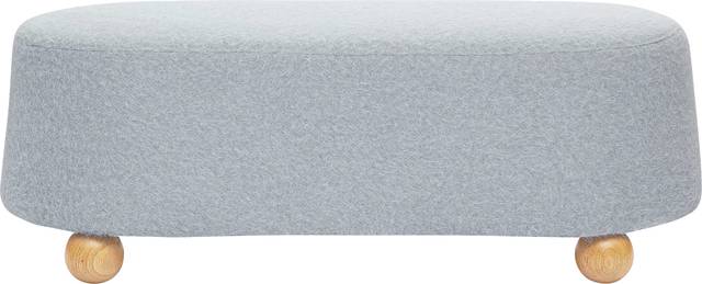 Innitou II Gray Large Ottoman - Thumbnail - Image 3