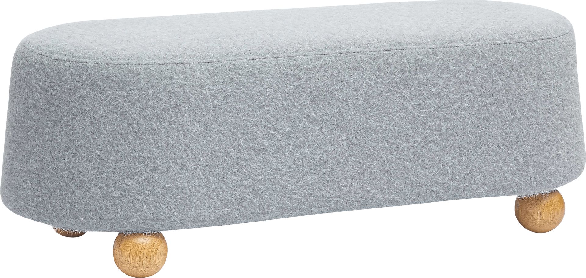 Innitou II Gray Large Ottoman - Image 1