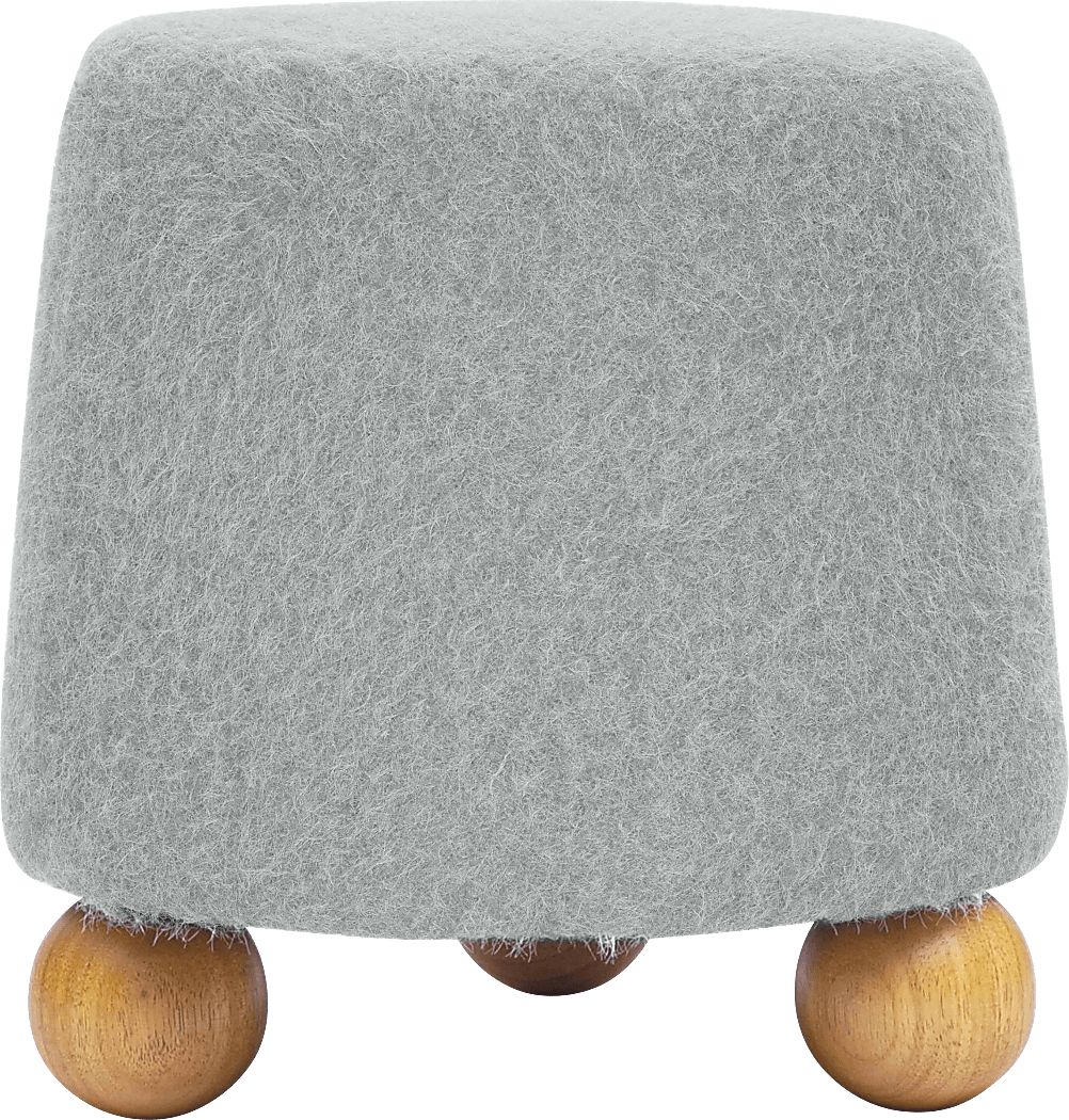 Innitou II Gray Small Ottoman