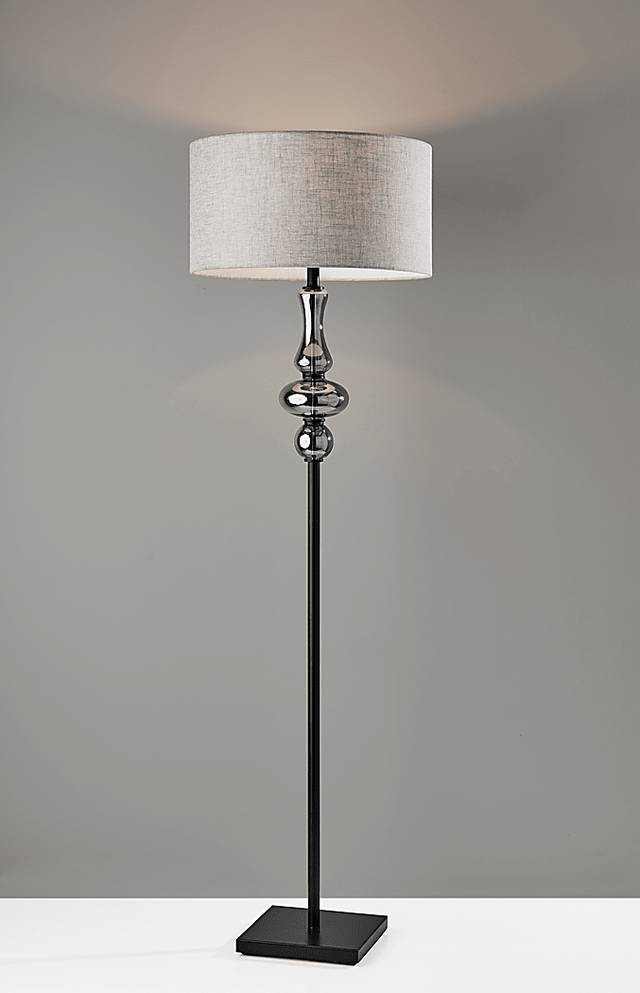Innsbruck Way Smoked Glass Floor Lamp - Thumbnail - Image 2