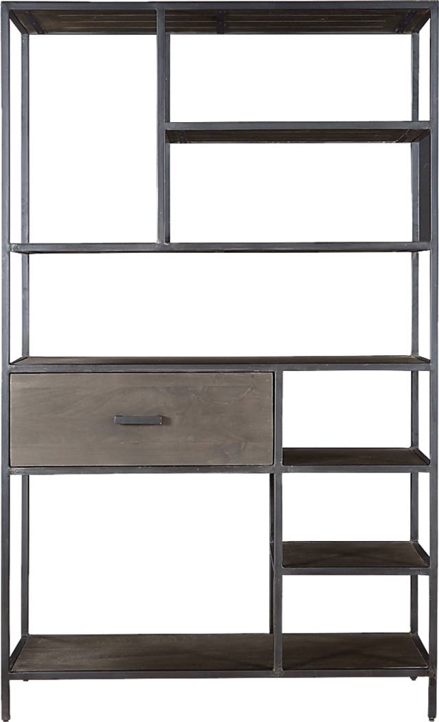 Insdale Gray Bookcase - Thumbnail - Image 2