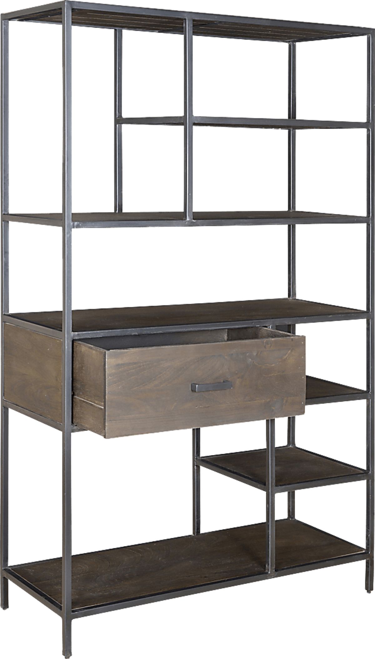 Insdale Gray Bookcase | Rooms to Go