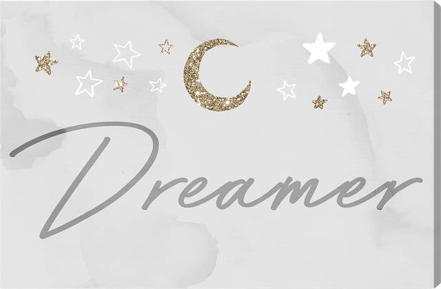 Inspirational Dreams Gray Artwork - Thumbnail - Image 1