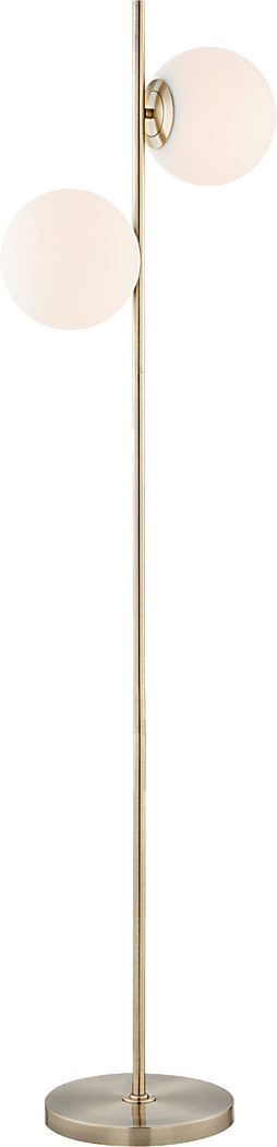 Interlake Place Gold Floor Lamp