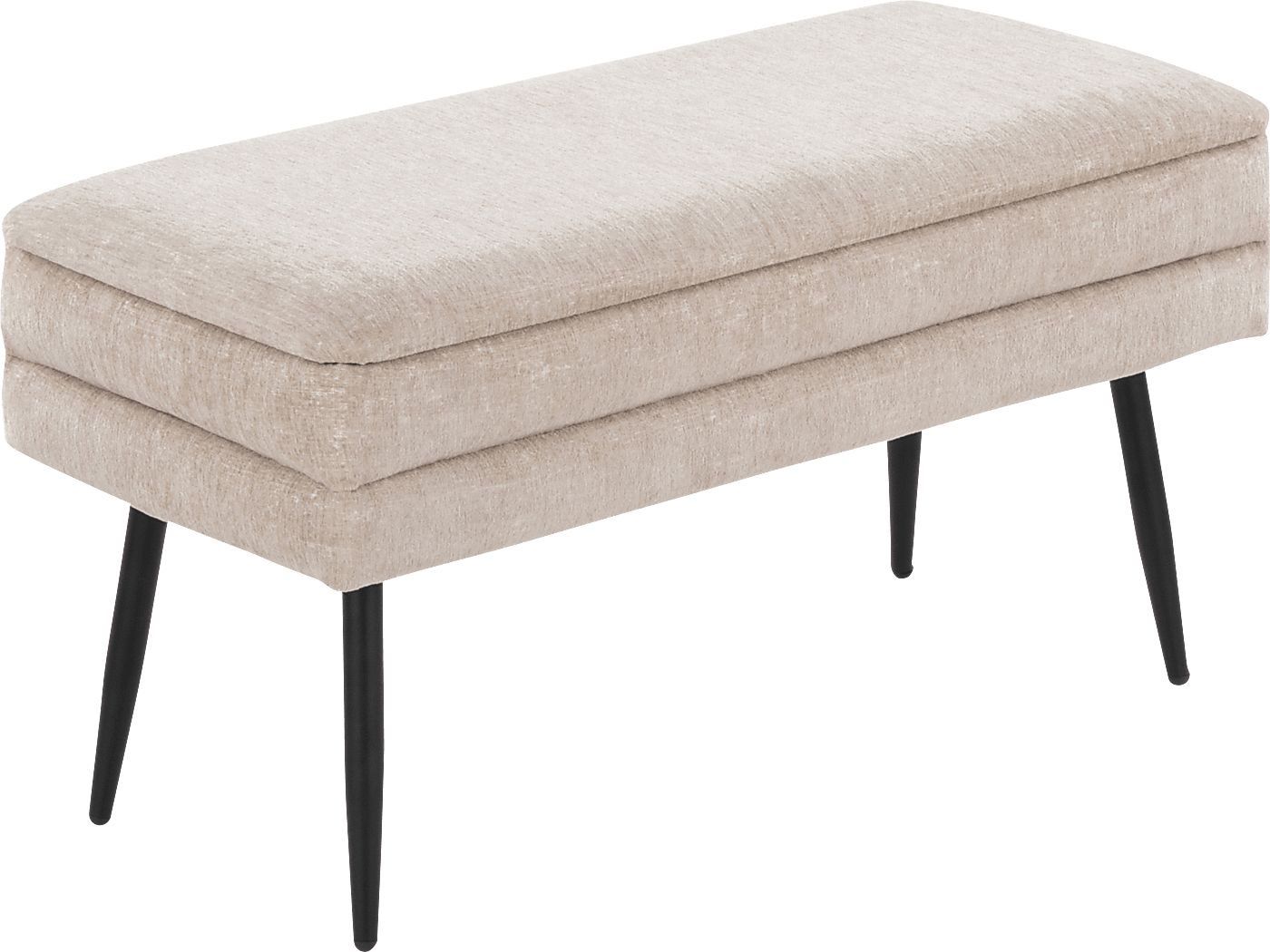 Interlaken II Light Brown Storage Bench