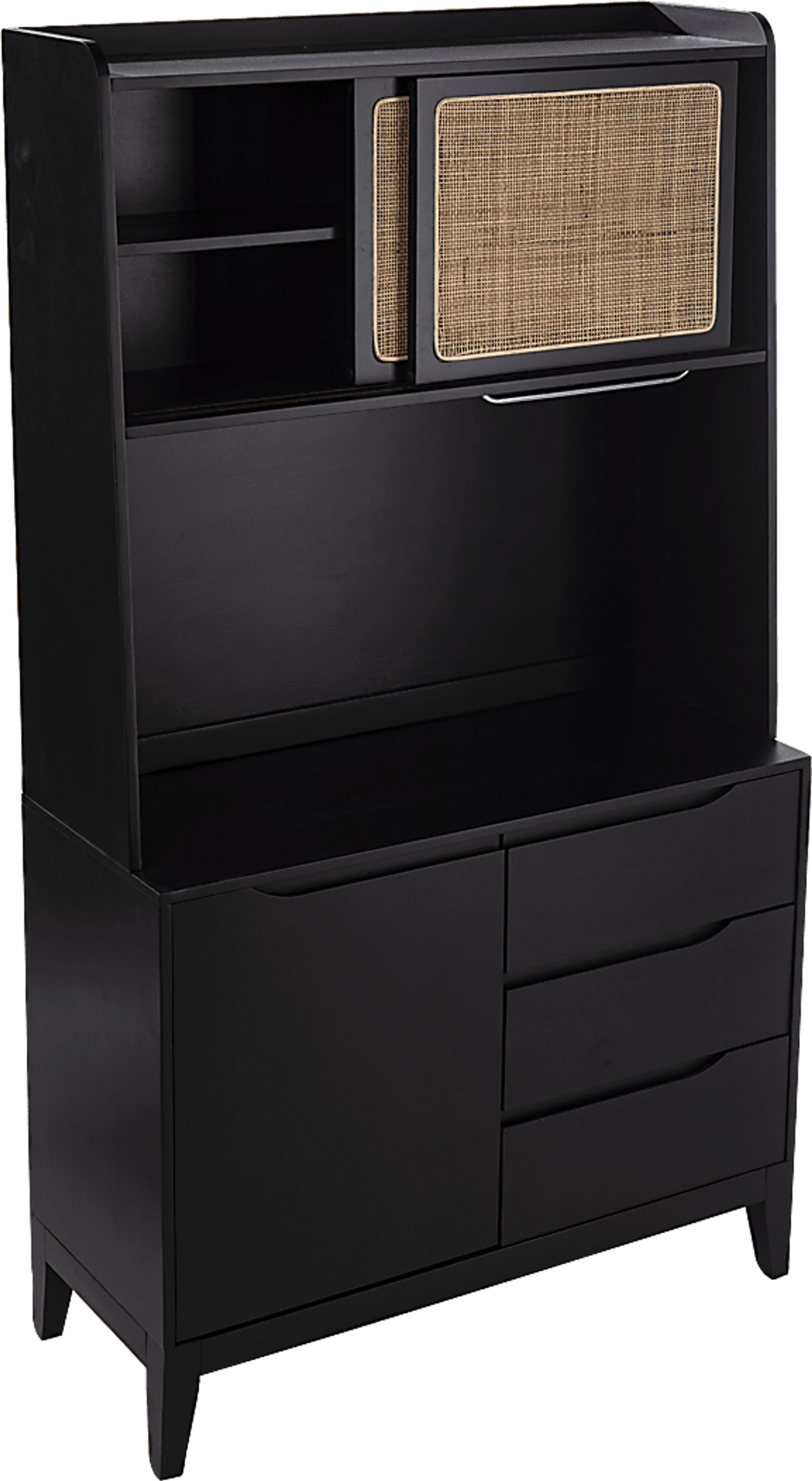 Interparke Black China Cabinet - Image 6